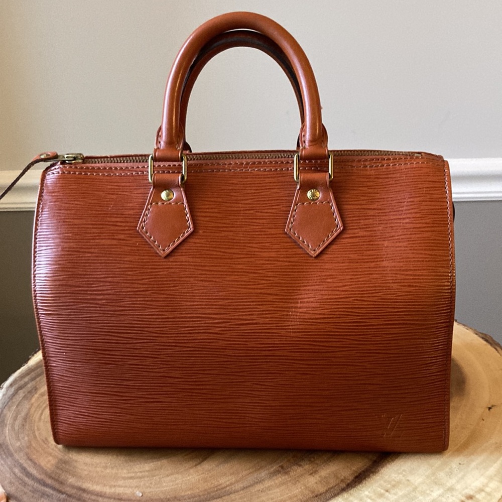 🚫SOLD🚫Louis Vuitton Vintage Epi Speedy 30 Brown - Picture 5 of 10